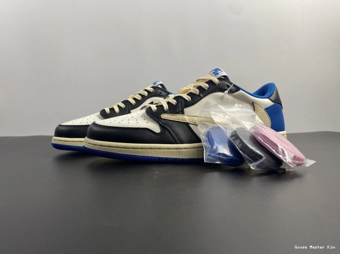 Scott 1 x Travis Fragment Jordan DM7866-140 Low Retro x Air Design 0806